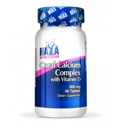 HAYA LABS Coral Calcium Complex 600mg / 60 Tabs.